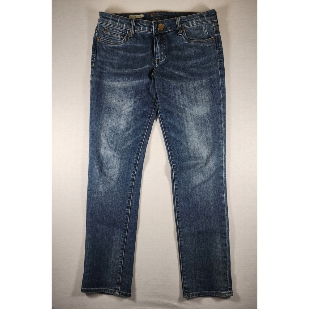 KUT‎ from the Kloth Catherine Boyfriend Jeans Women 4 Distressed Denim Mid Rise